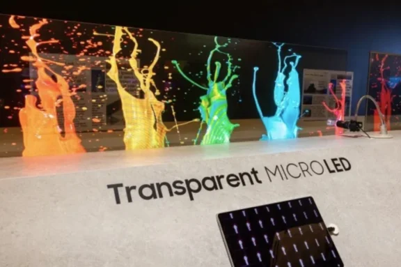 CES : Samsung présente le premier écran MicroLED transparent au monde