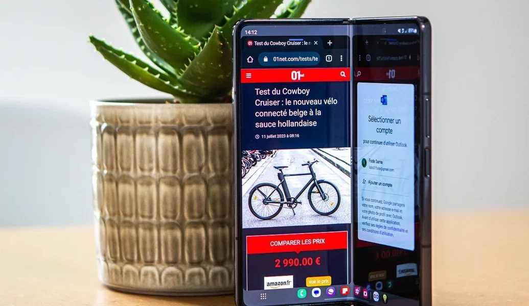 Samsung présente le futur de ses smartphones pliants au CES 2024